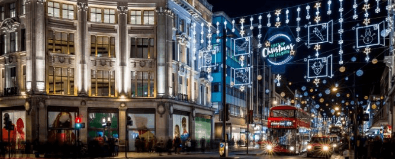 london christmas bus